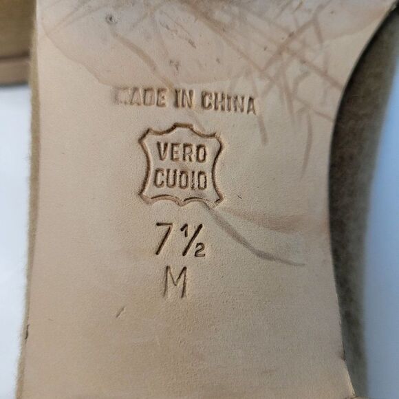 Vintage Talbots Wool & Leather Flat Shoes (Size 7.5M) - Picture 7 of 8